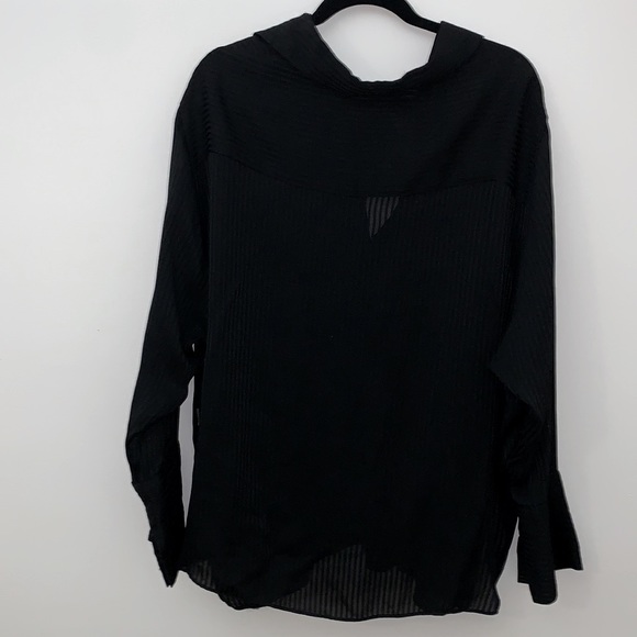 Zara Blouse with Cuffed Sleeves  & Side Slits - Picture 7 of 9